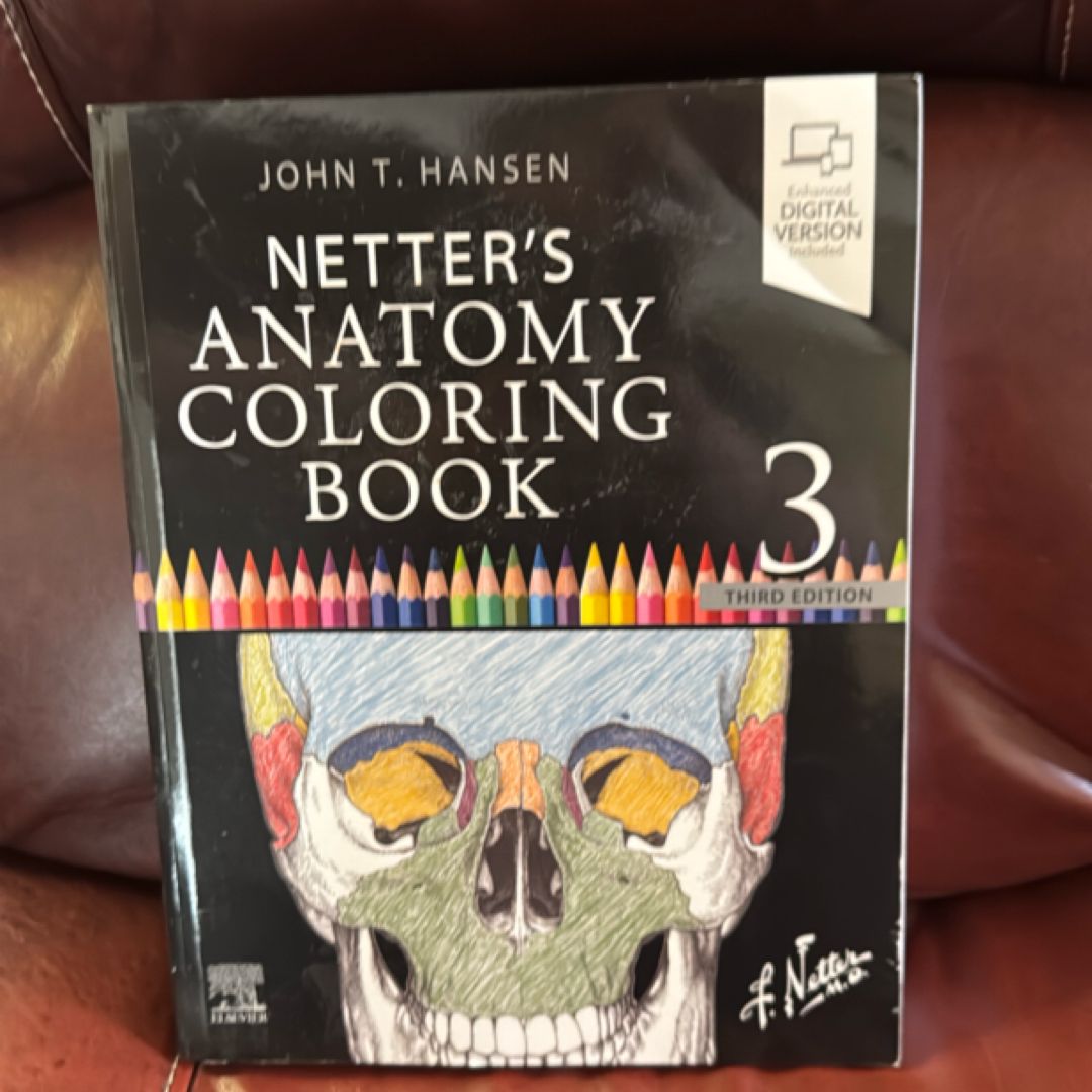 Netter's Anatomy Coloring Book Updated Edition by John T. Hansen