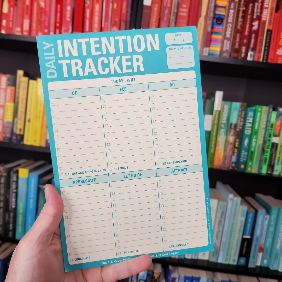 Knock Knock Daily Intention Tracker Pad
