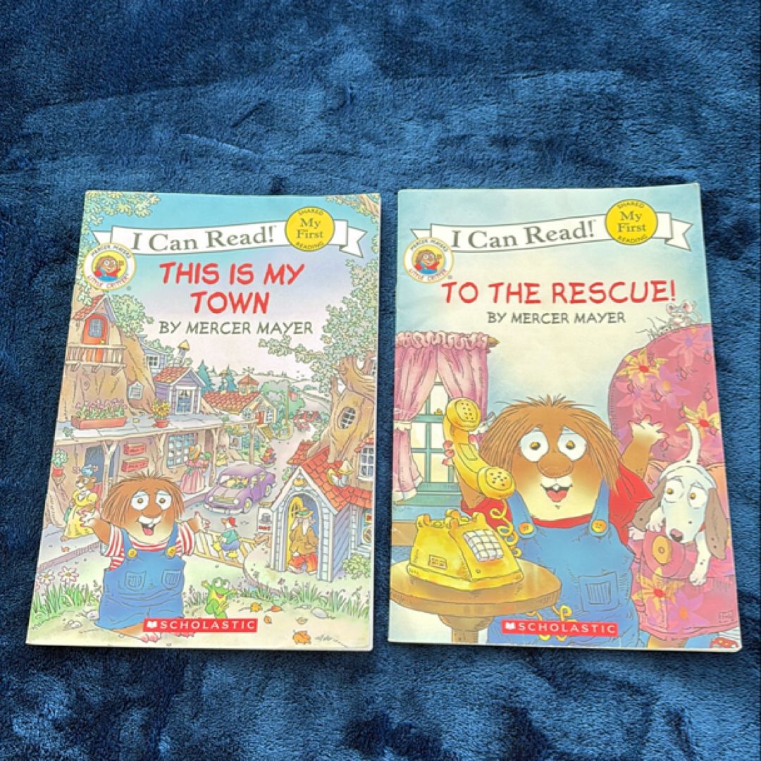 Mercer Mayer Children’s Book Bundle (2 Books) | This Is My Town & To the Rescue