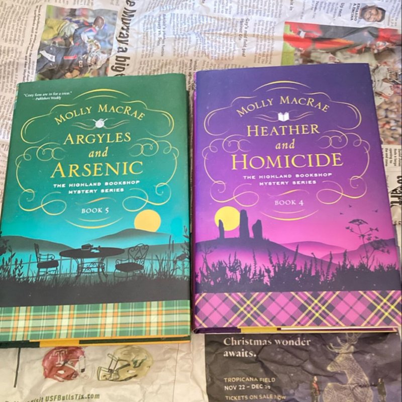 The Highland Bookshop Mystery Series: Book Lot of 2