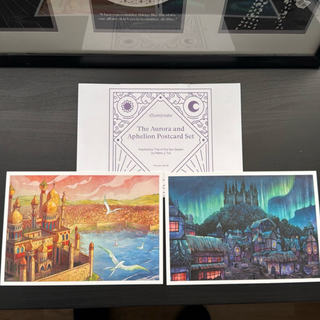 Postcard Set from The Trial of the Sun Queen