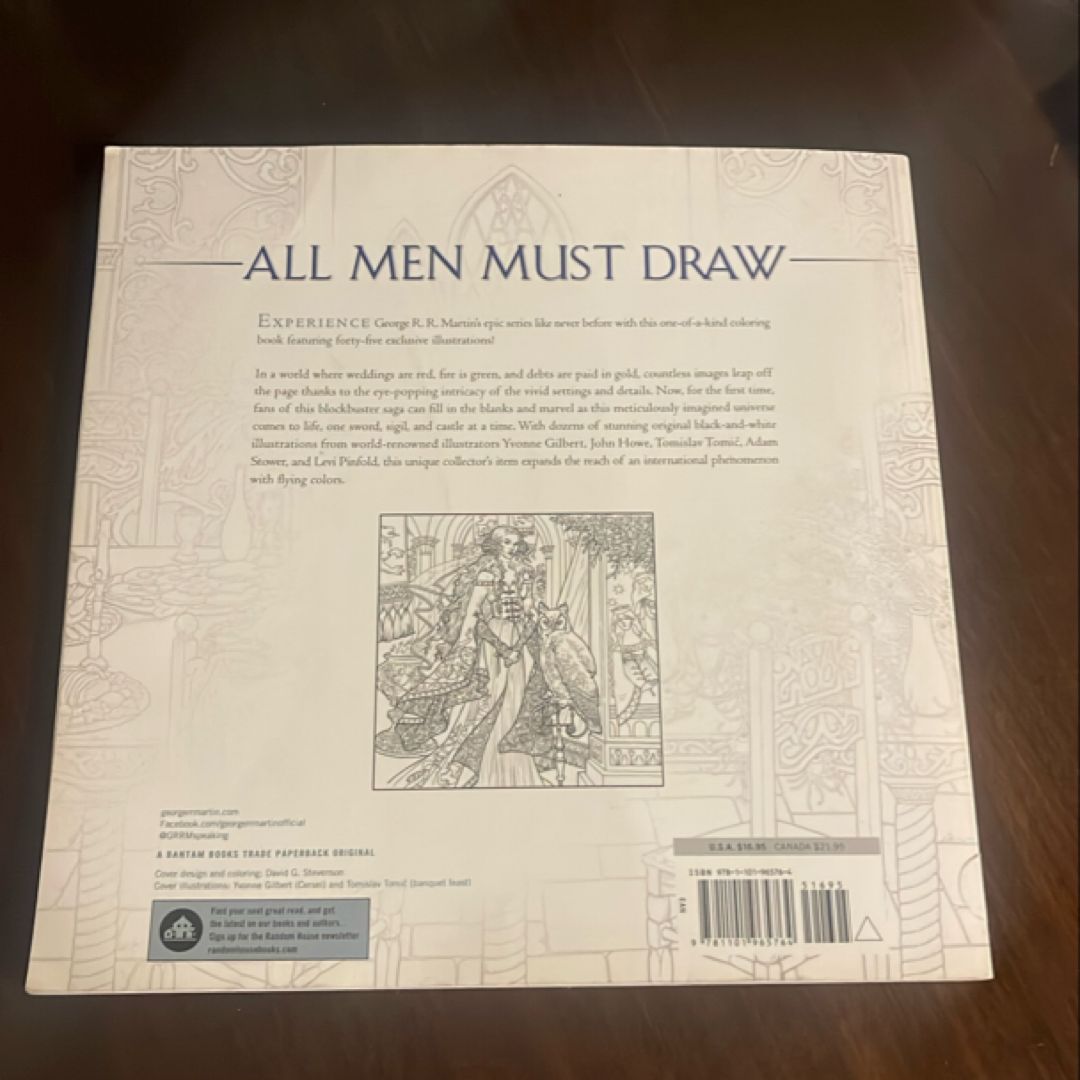 The Official a Game of Thrones Coloring Book