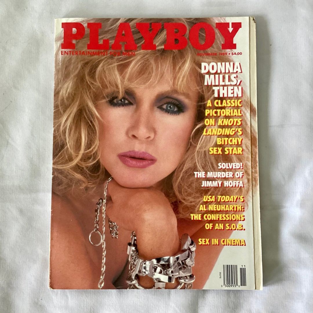 PLAYBOY - NOVEMBER 1989 - DONNA MILLS Jimmy Hoffa Garry Kasparov