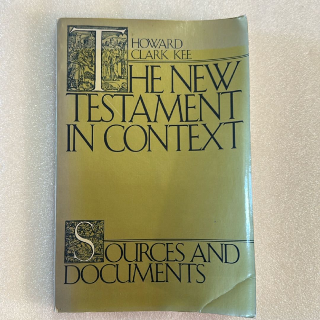 The New Testament in Context