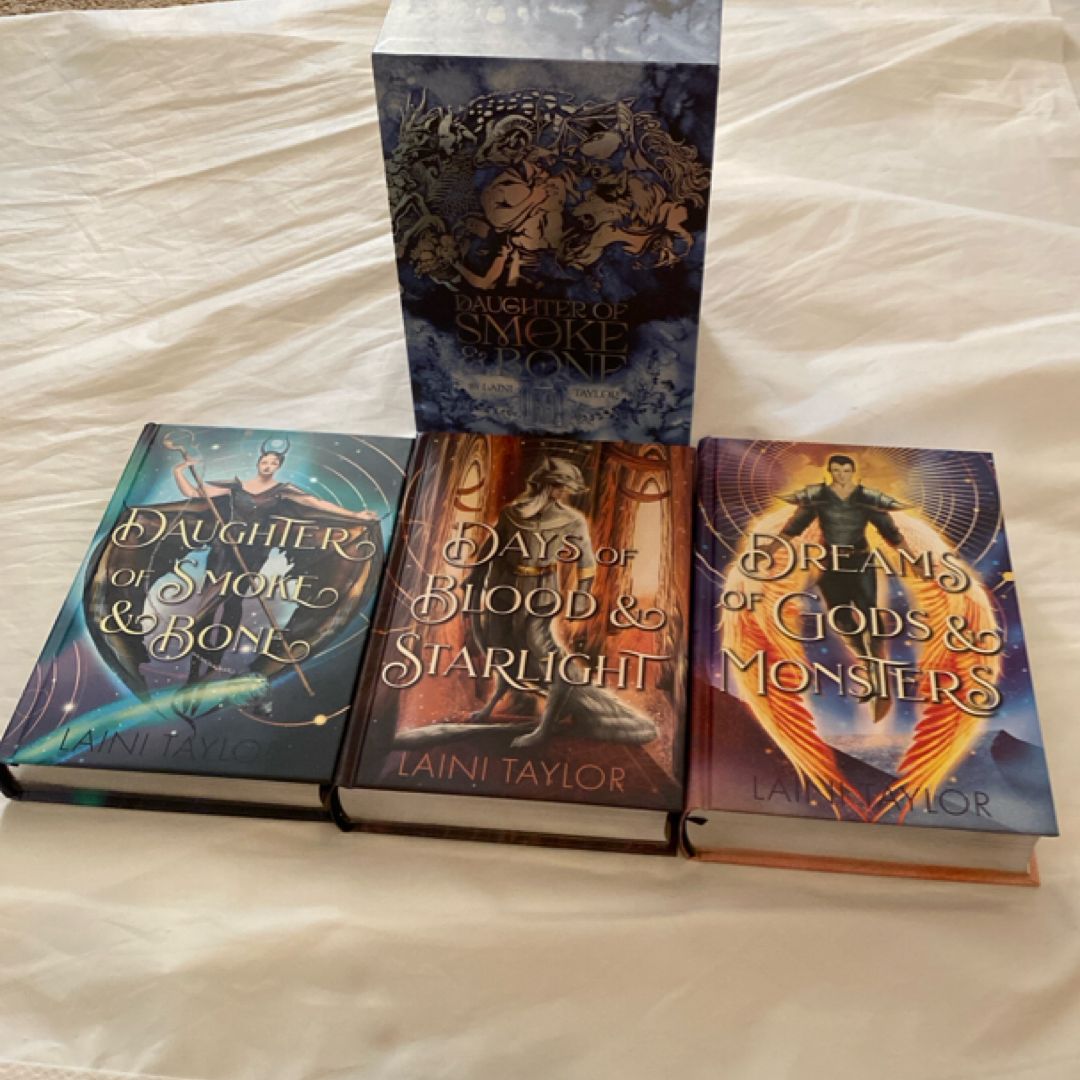 Daughter of Smoke & Bone Series Litjoy SIGNED Special Edition Boxset