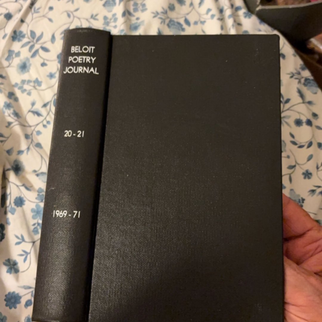 Beloit Poetry Journal No’s 20-21, Fall, 1969- Summer, 1971