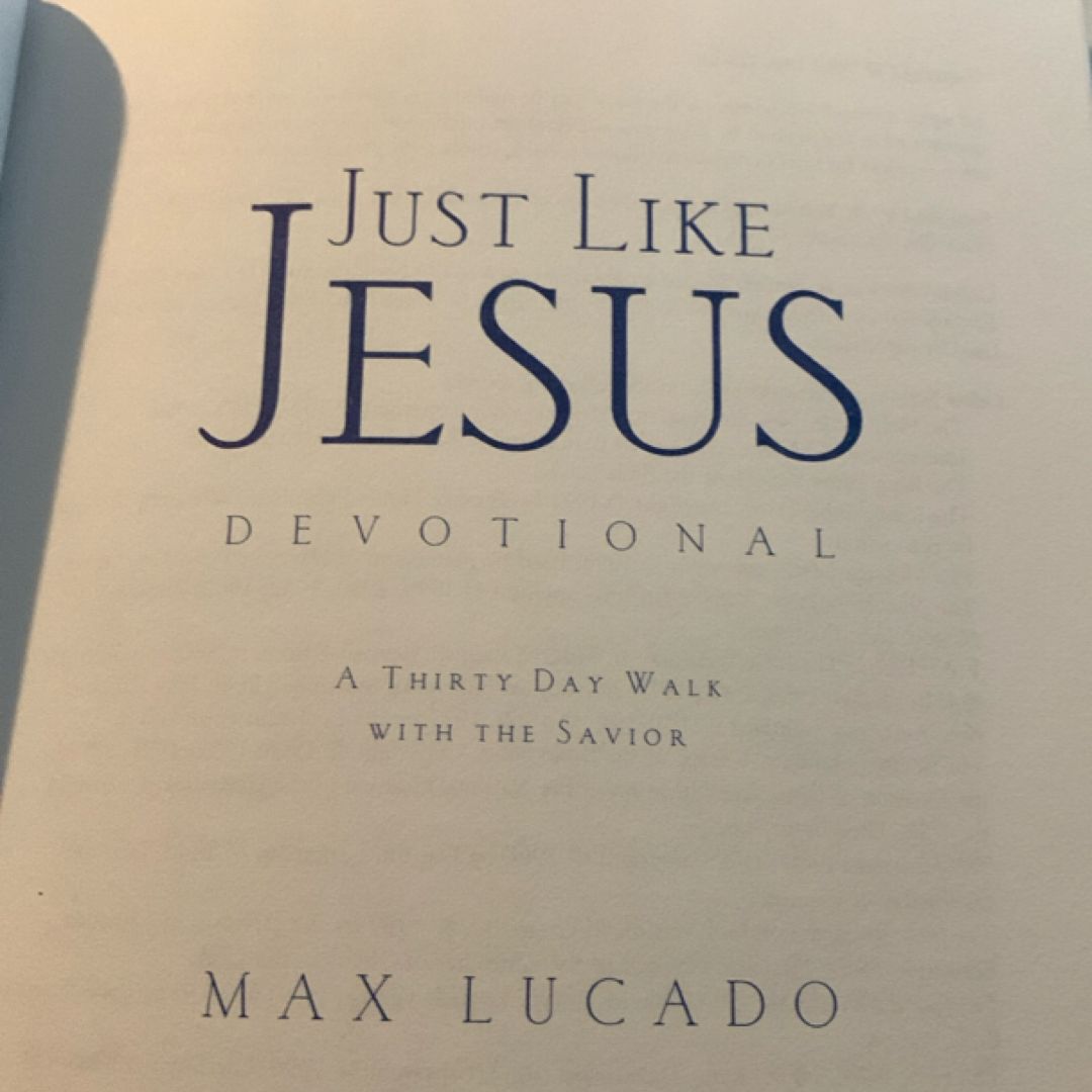 Just Like Jesus Devotional