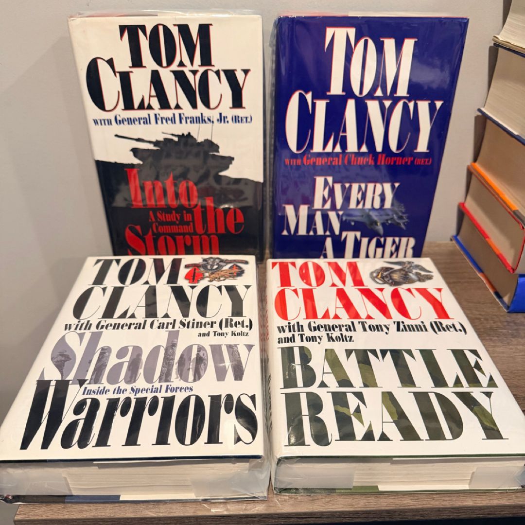 Tom Clancy **Complete** Commander Series **All 1st Ed**