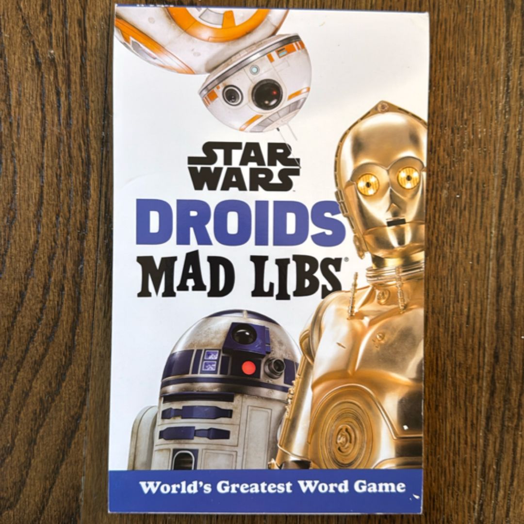 Star Wars Droids Mad Libs
