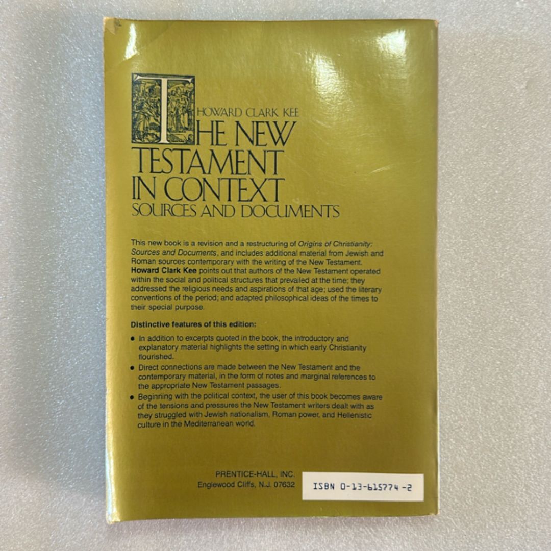 The New Testament in Context