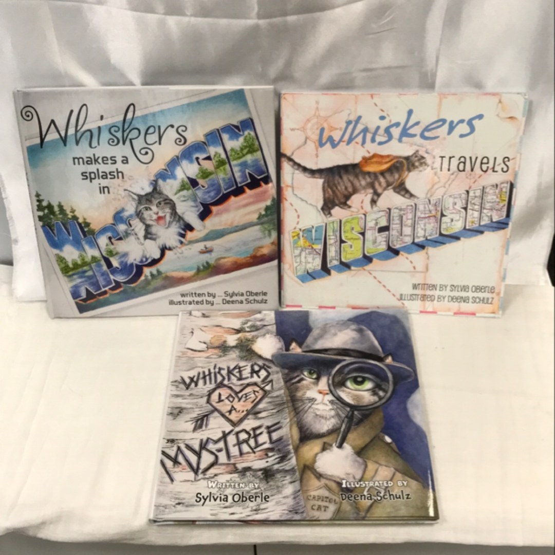 Whiskers books (lot of 3) (signed)