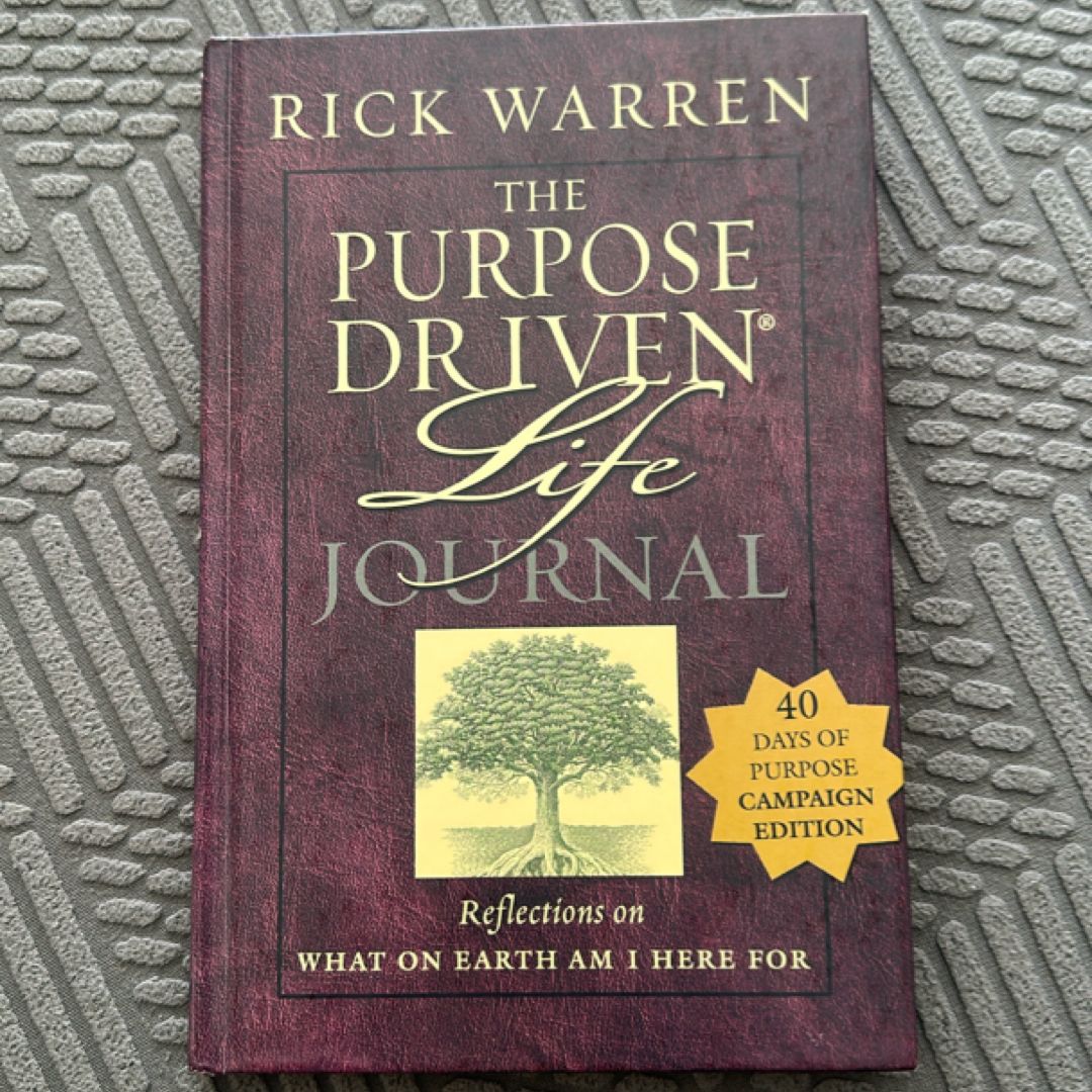 The Purpose-Driven Life Prayer Journal