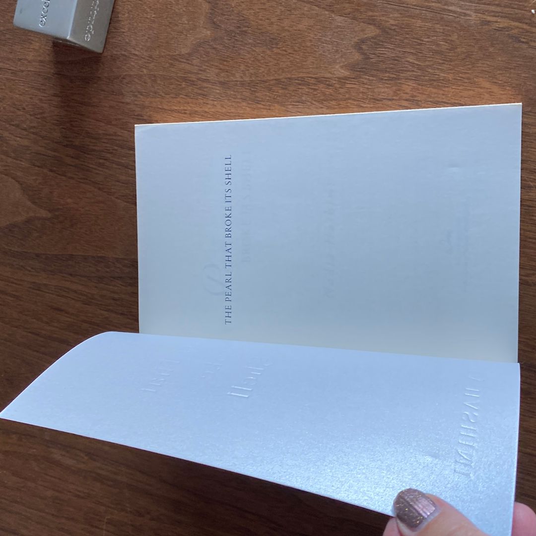 The Pearl That Broke Its Shell