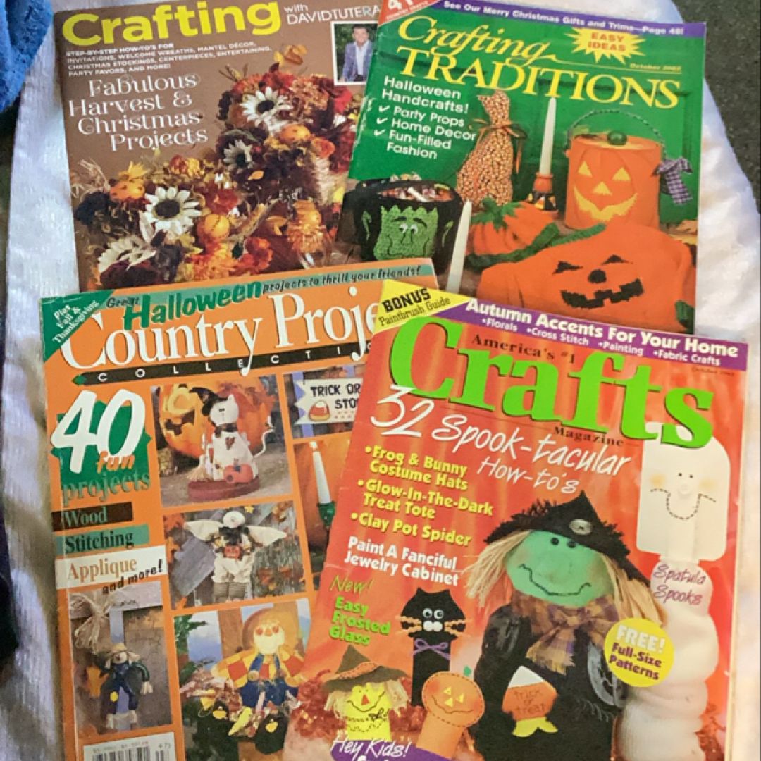Fall and Halloween Craft Magazine Bundle