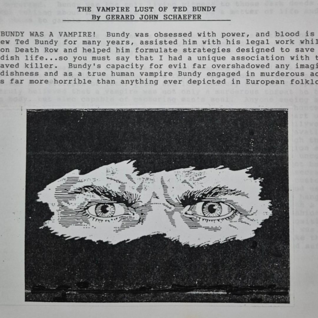 The Vampire Lust Of Ted Bundy
