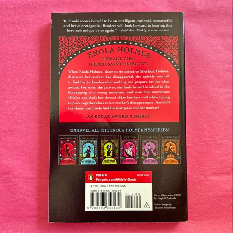 Enola Holmes: the Case of the Missing Marquess **LAST CHANCE**