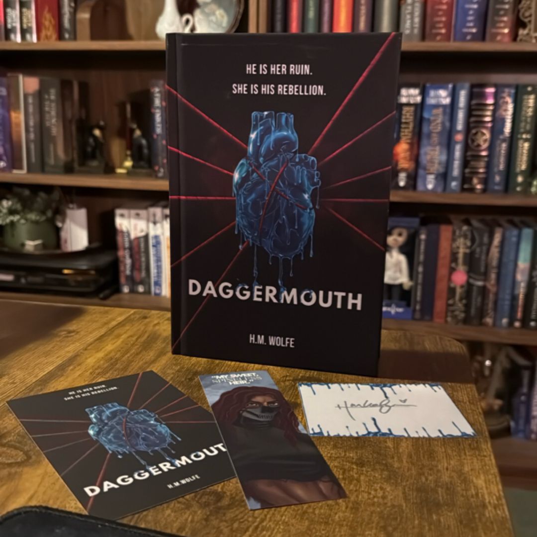 OOP Indie w/ signed bookplate : Daggermouth by H.M. Wolfe, Hardcover ...