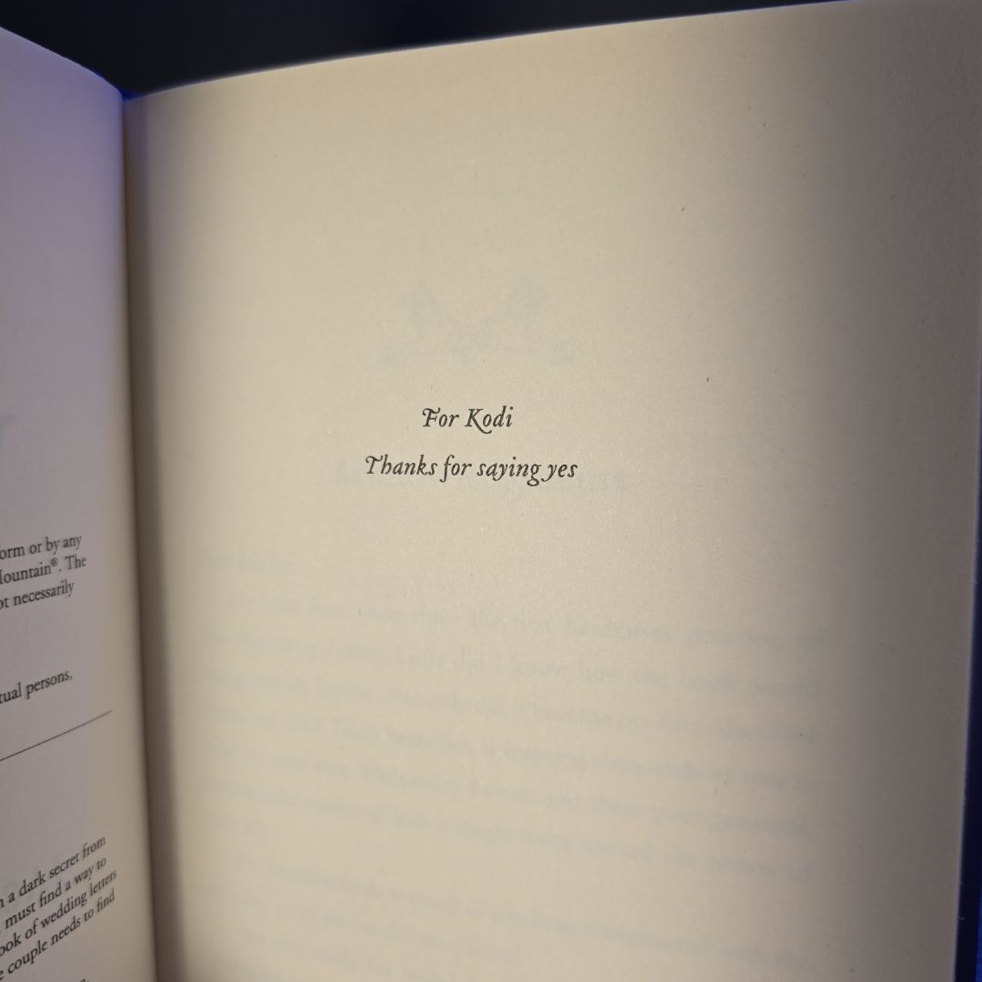 The Wednesday Letters Wedding by Jason F. Wright