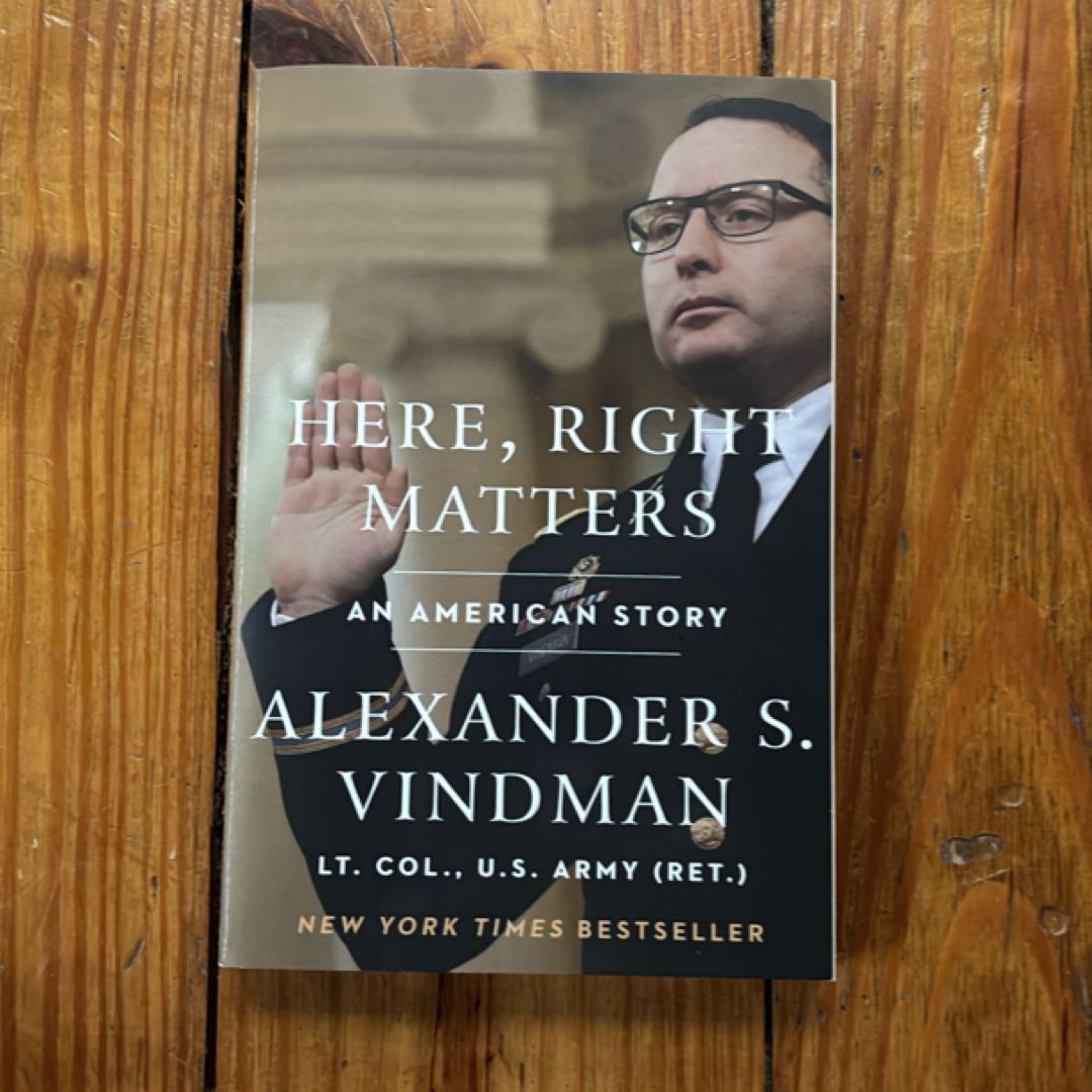 Here, Right Matters - SIGNED