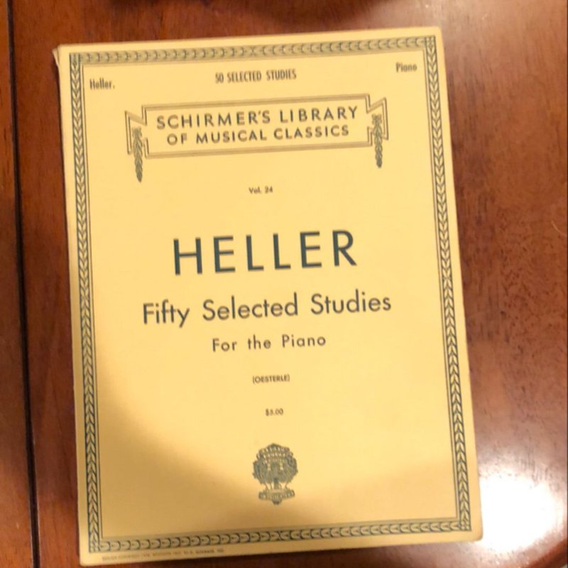 Heller Fifty Selected Studies for Piano (Oesterle)