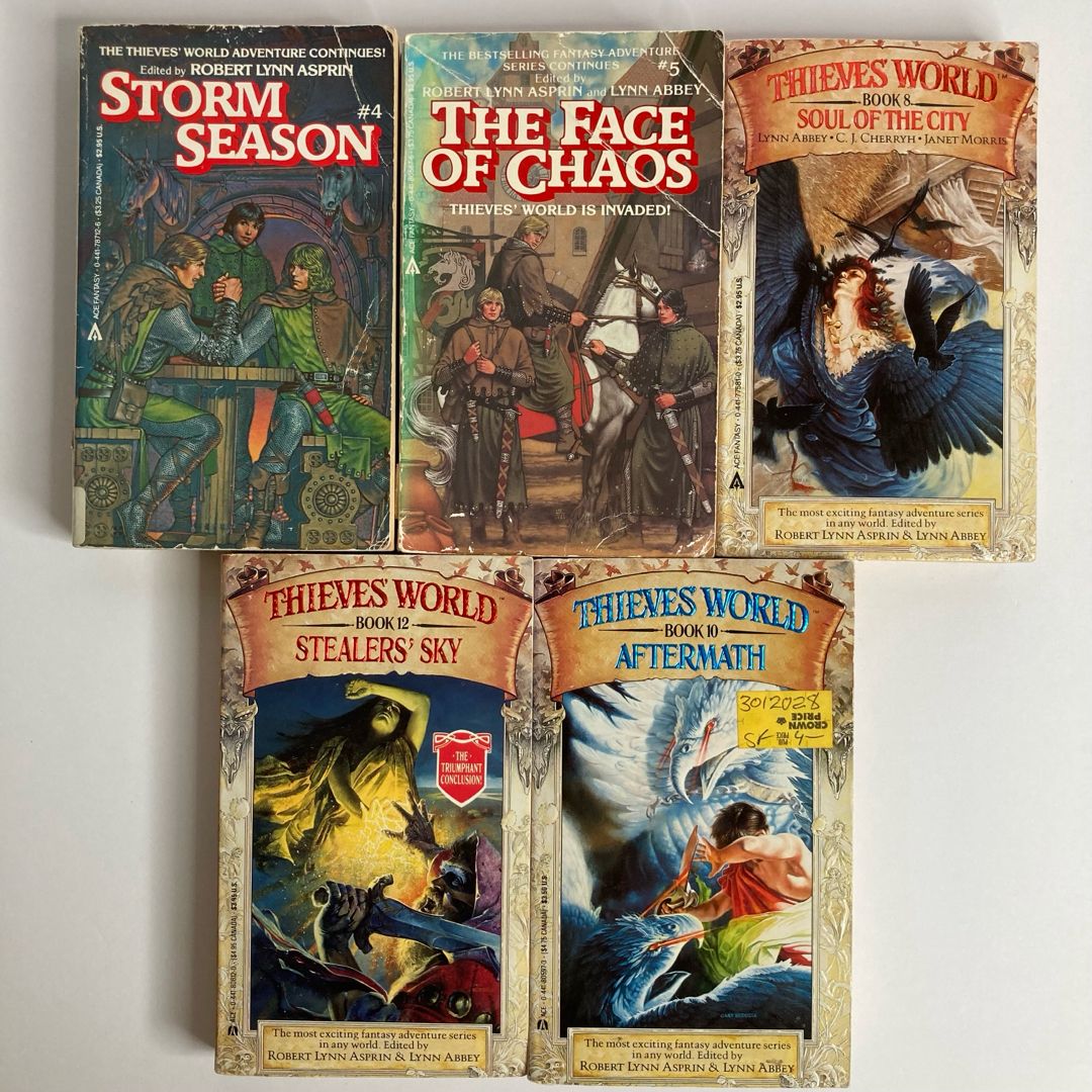 Vintage Thieves’ World 4, 5, 8, 10, & 12