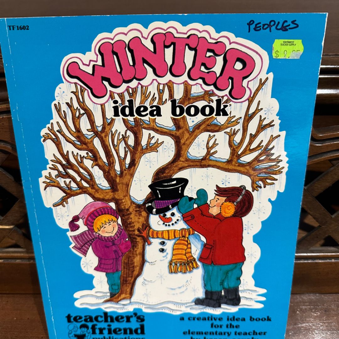 Winter Idea Book Vintage 1990 Teacher’s Friend Publications