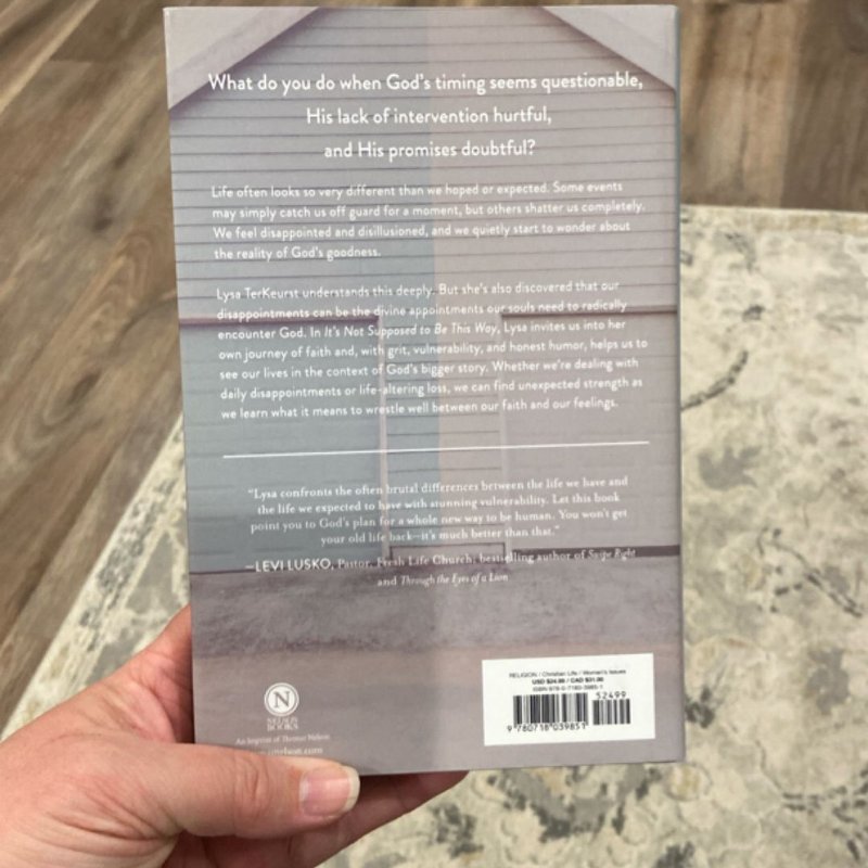 It's Not Supposed to Be This Way