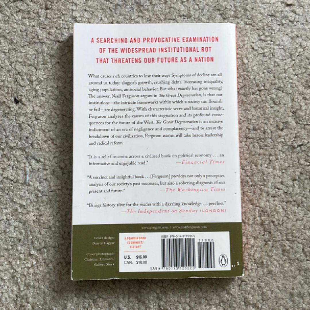 The Great Degeneration