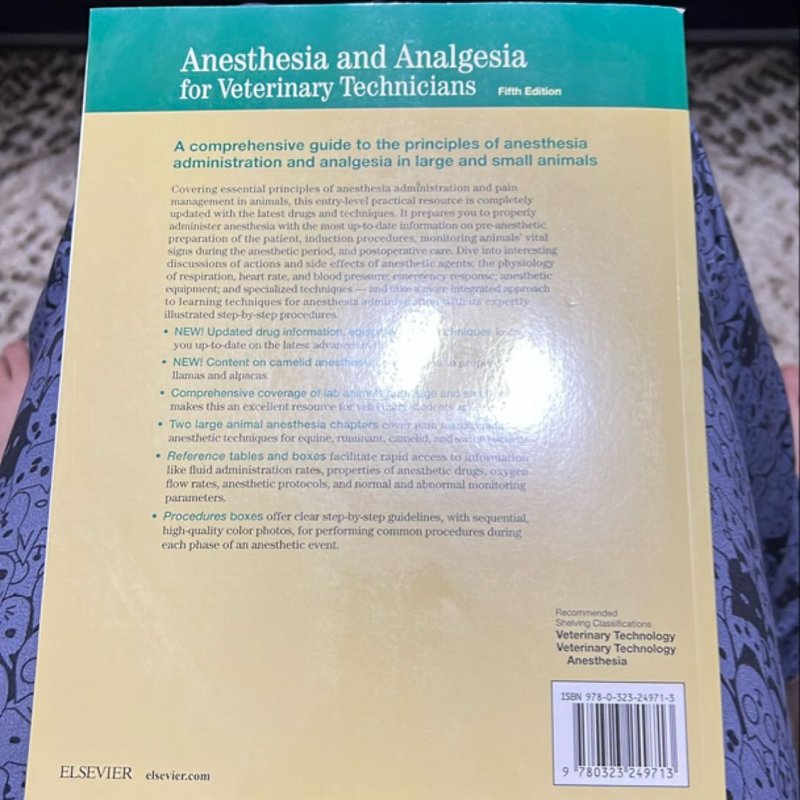 Anesthesia and Analgesia for Veterinary Technicians