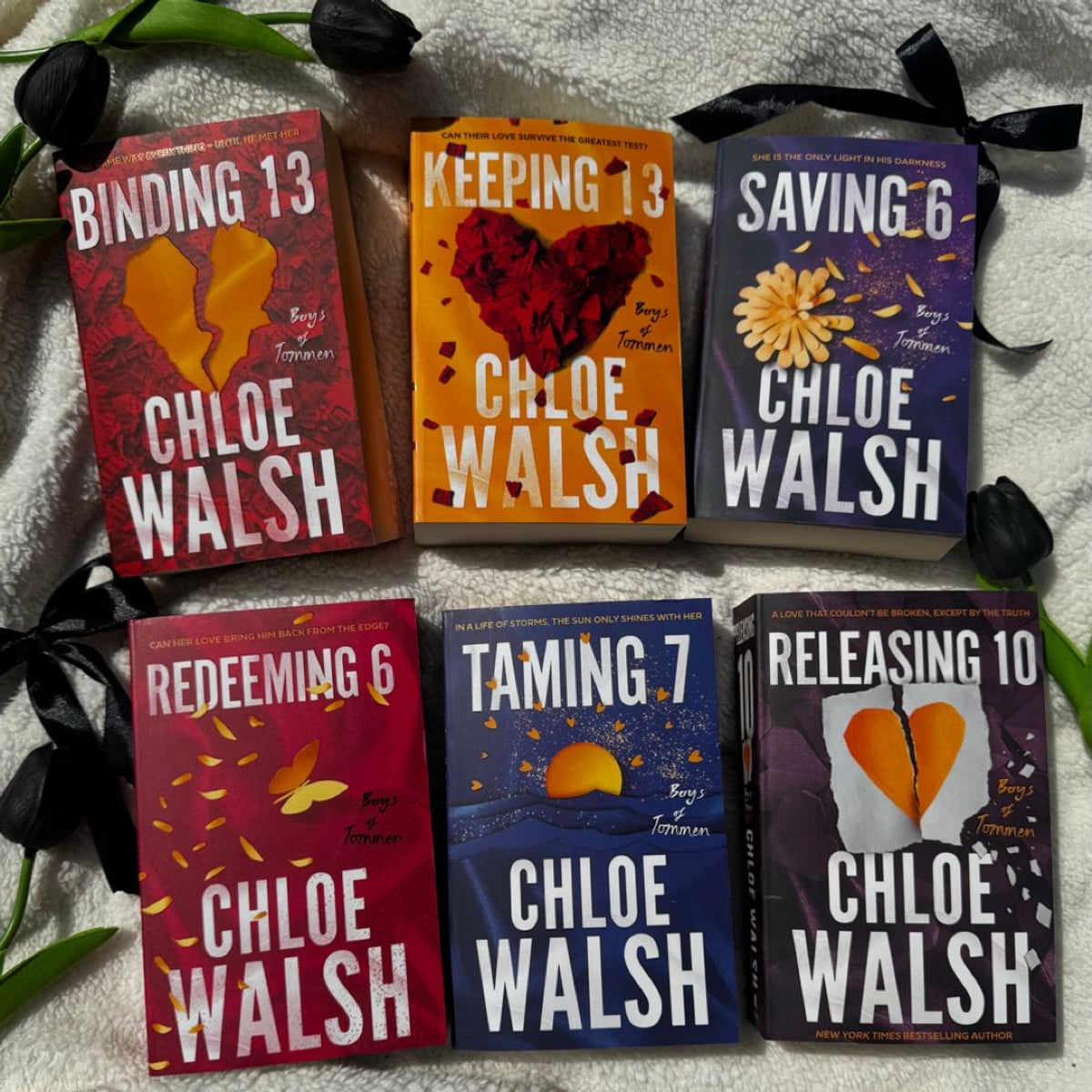 Binding 13 Boys of Tommen Series All Six Books NEW by Chloe Walsh ...
