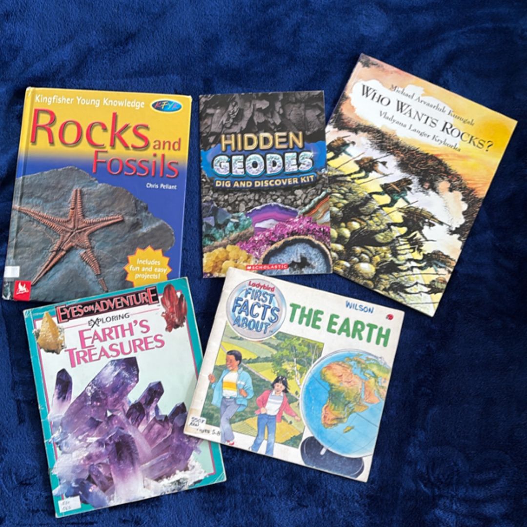 Rocks & Fossils Book Bundle (5 Books) | Earth Science for Kids Ages 7–10