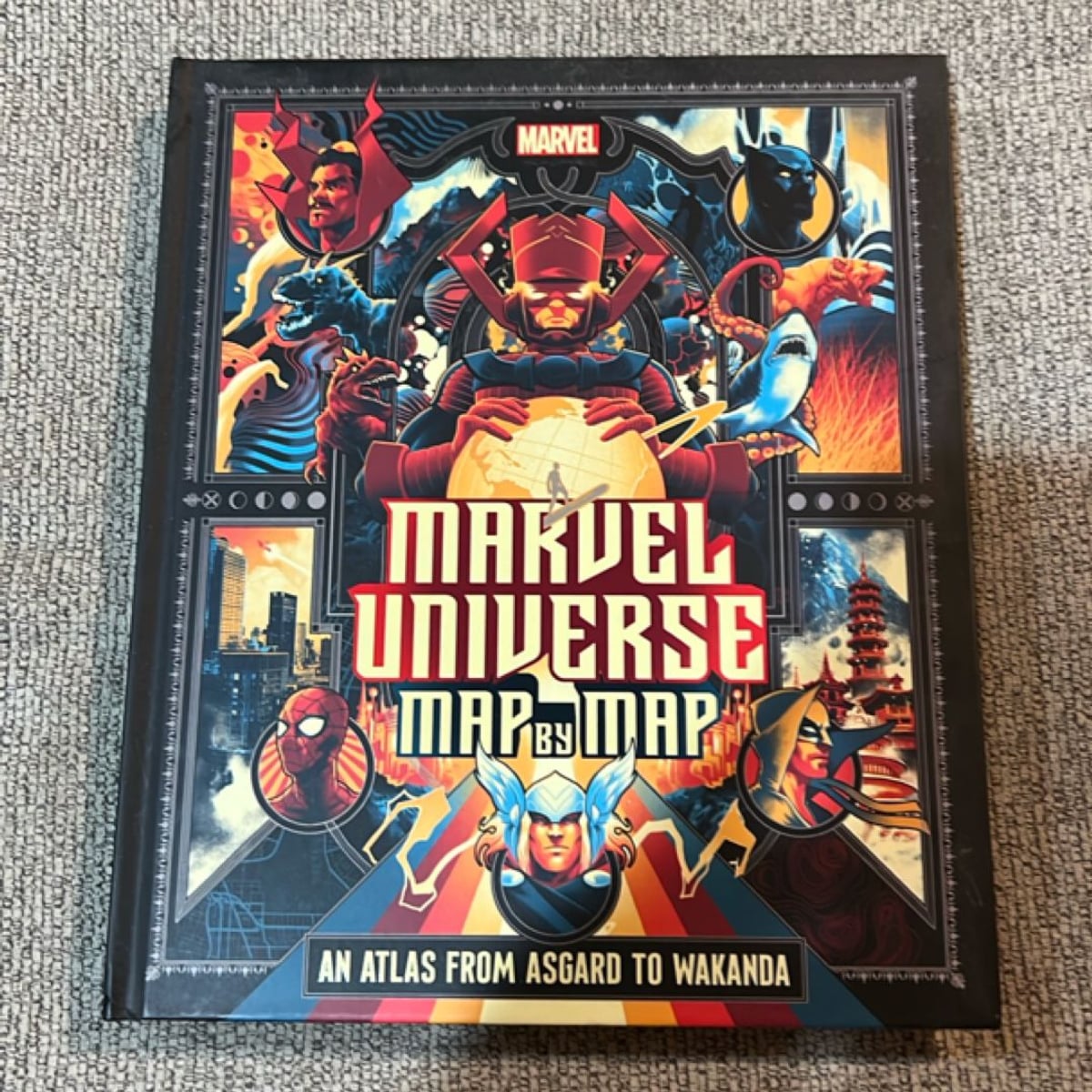 Marvel Universe Map by Map by James Hill, Nick Jones