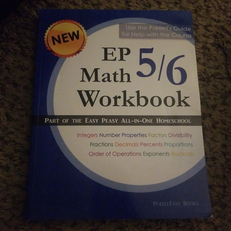 EP Math 5/6 Workbook by Lee Giles, PuzzleFast