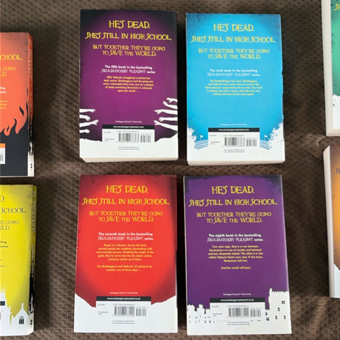 Skulduggery Pleasant Series 14 Books Collection Set By Derek Landy