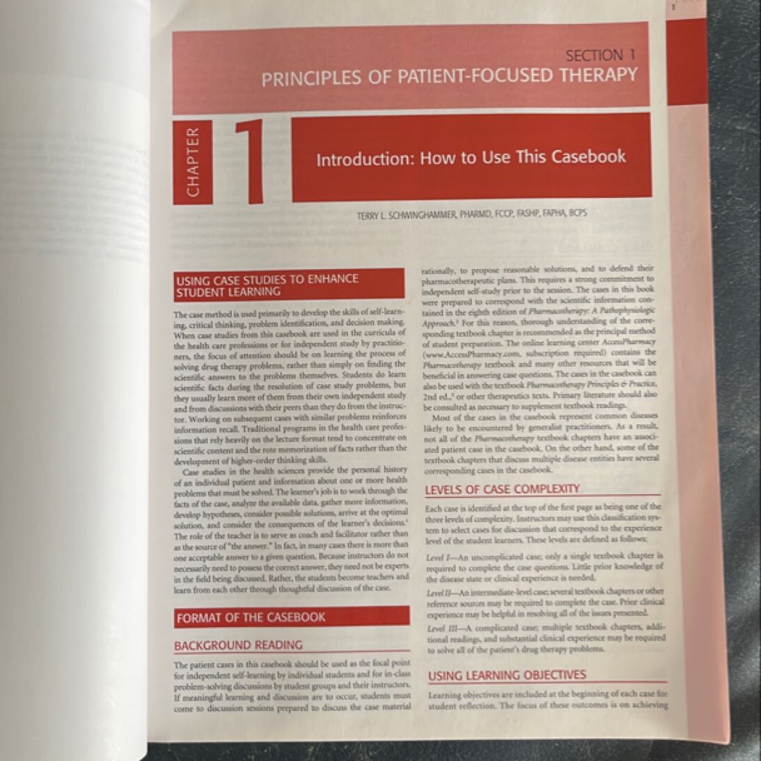 Pharmacotherapy Casebook: a Patient-Focused Approach, Eighth Edition by ...