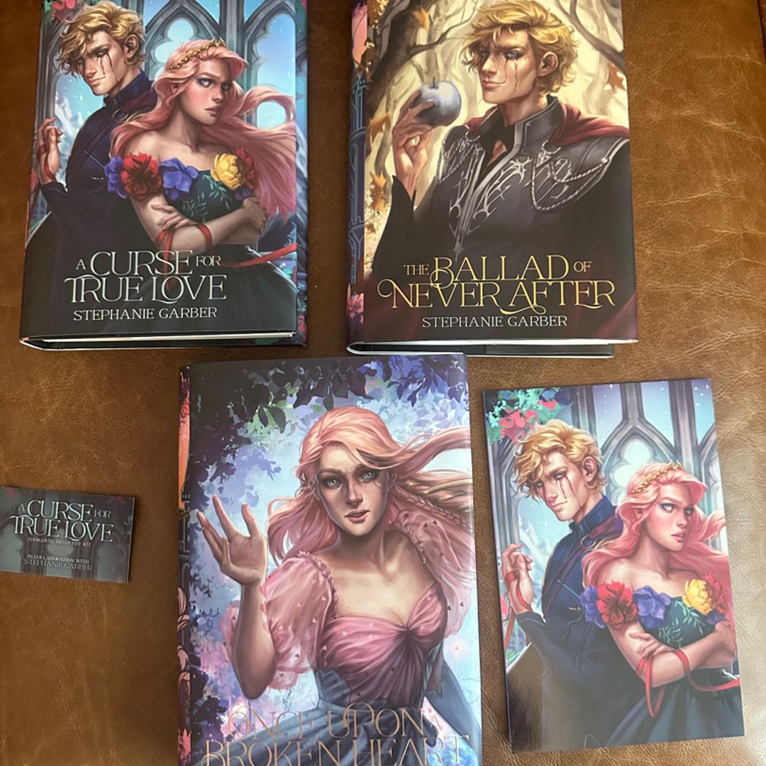 Once upon a broken heart series signed with special dust jackets