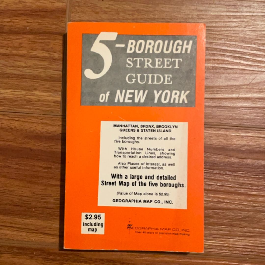 5-Borough Street guide of New York