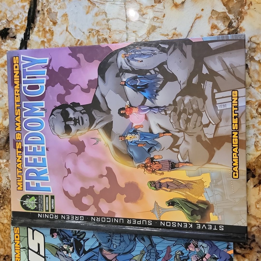 Mutants and masterminds - Time of Crisis. **Missing pages **  Freedom City. **Missing pages **
