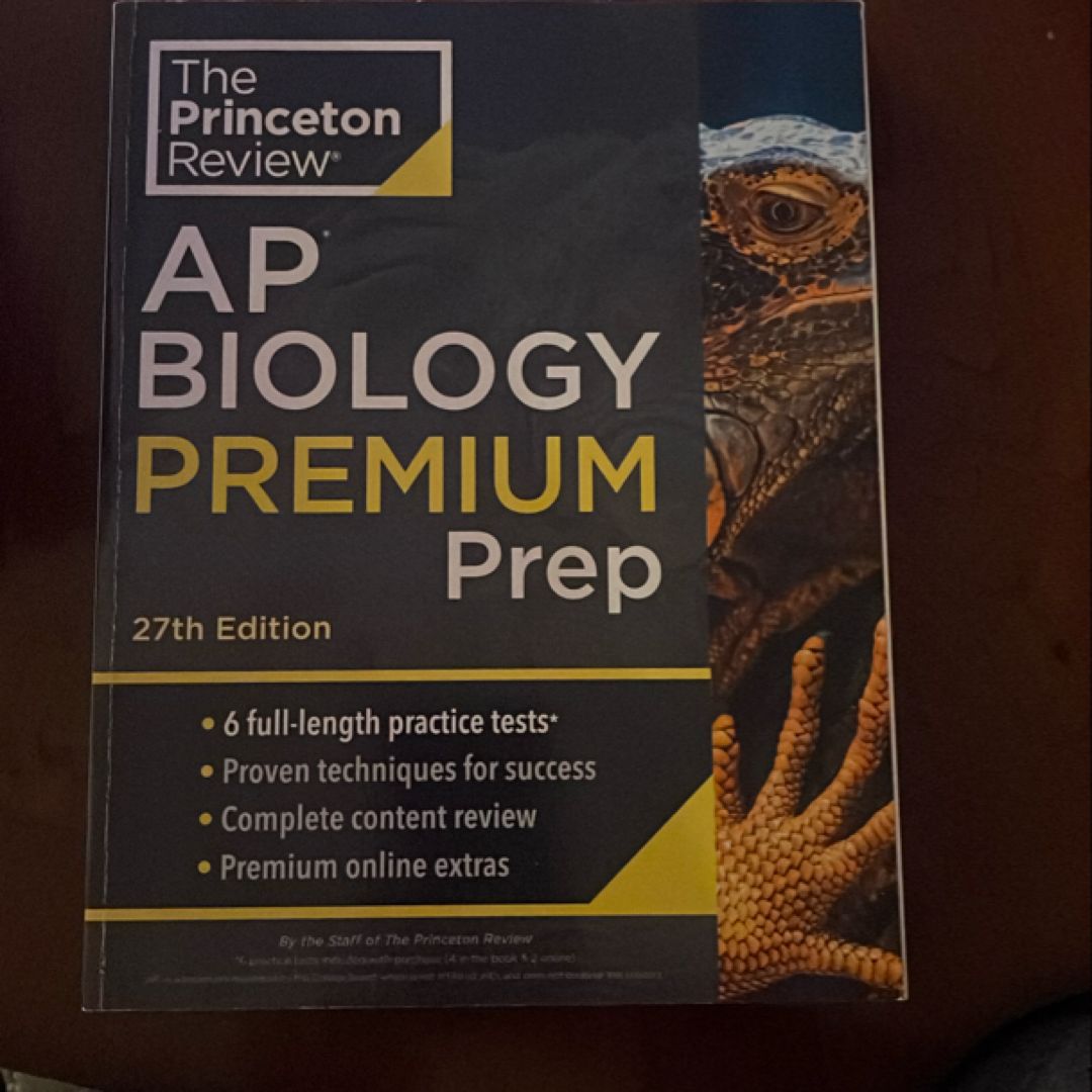Princeton Review AP Biology Premium Prep, 27th Edition