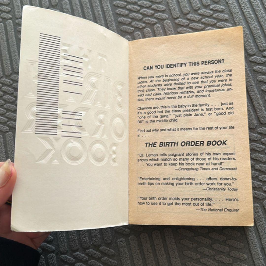 The New Birth Order Book