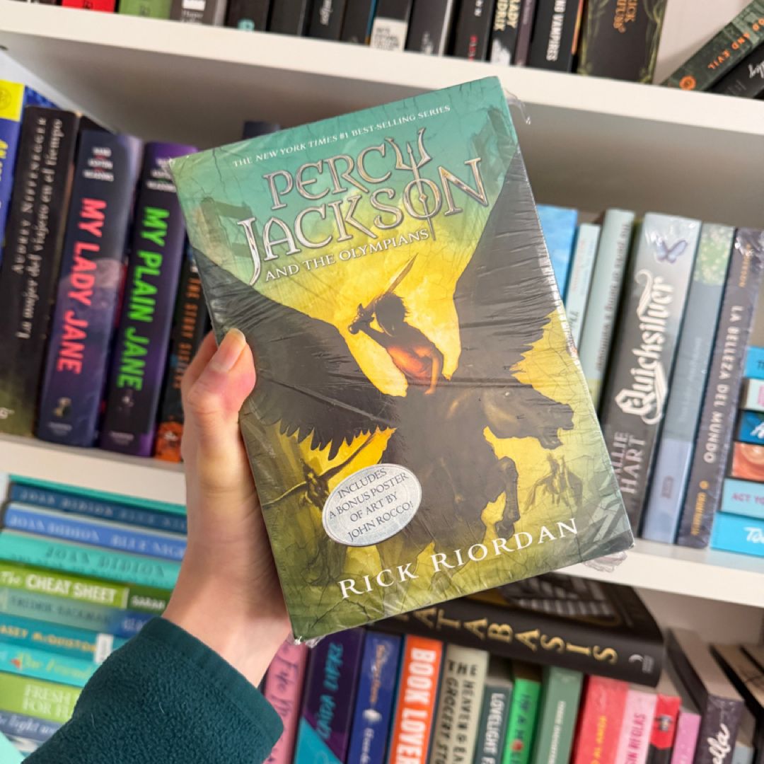 Percy Jackson and the Olympians 5 Book Paperback Boxed Set (new Covers W/poster)