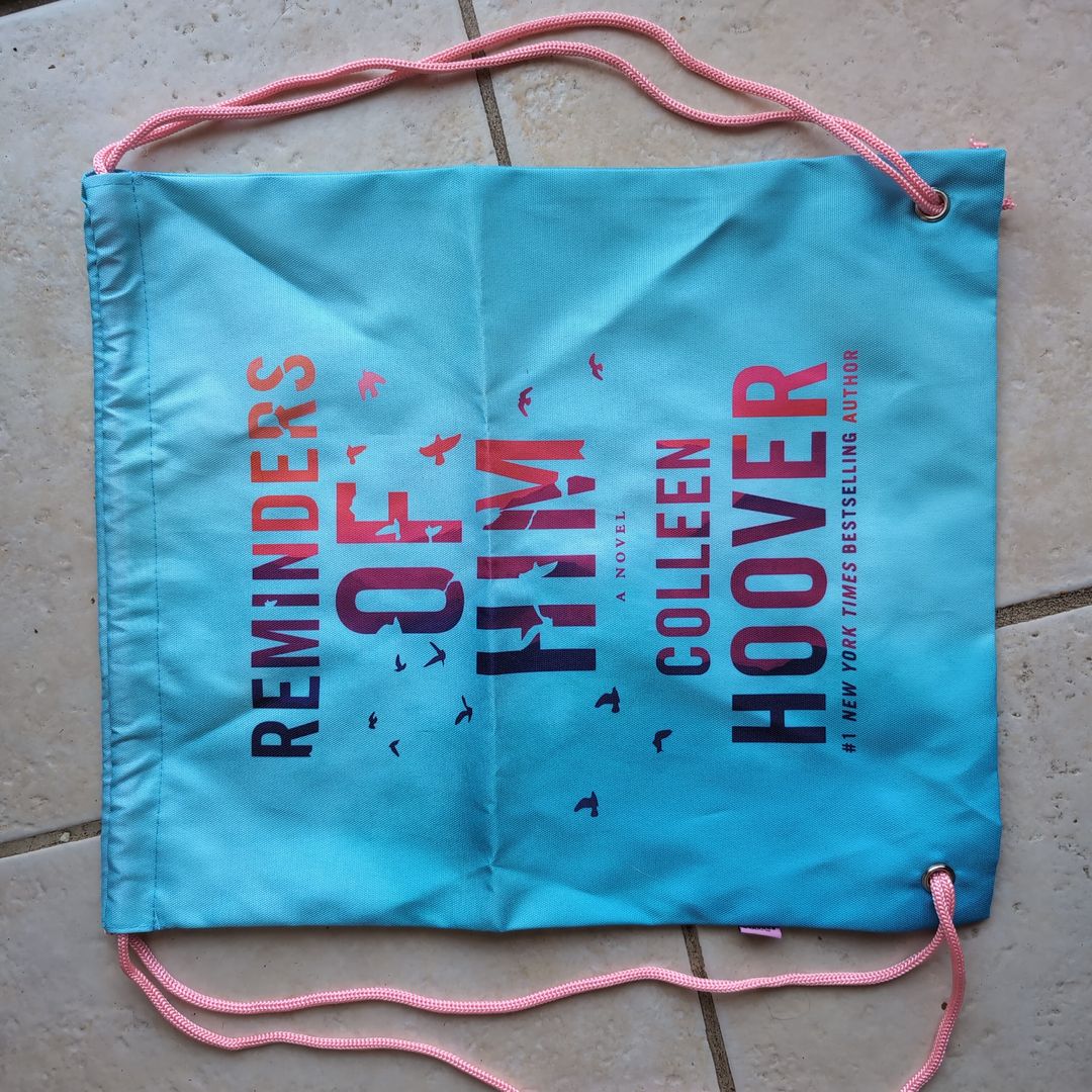 Reminders of Him drawstring bag 