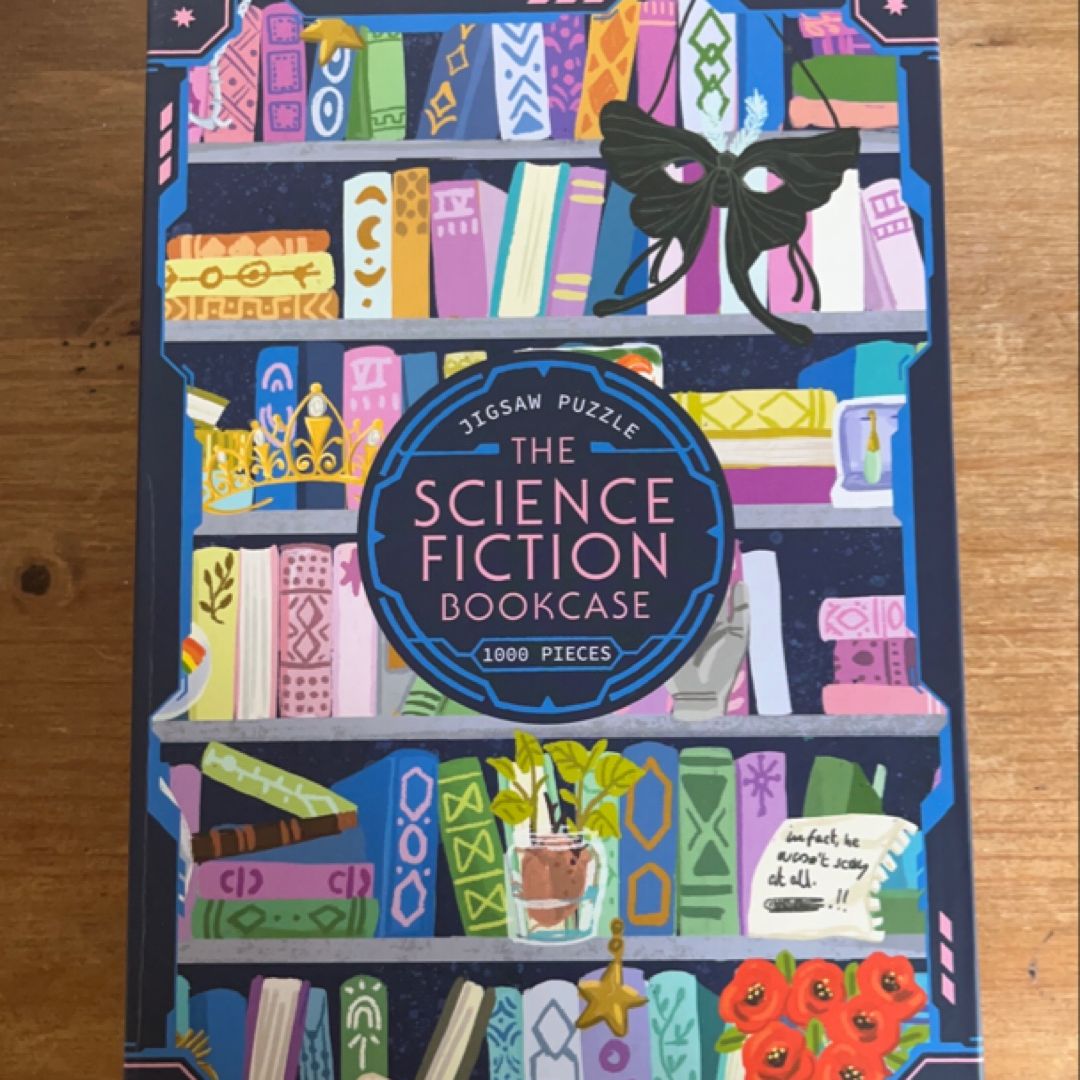 Illumicrate Sci-Fi Bookshelf Puzzle