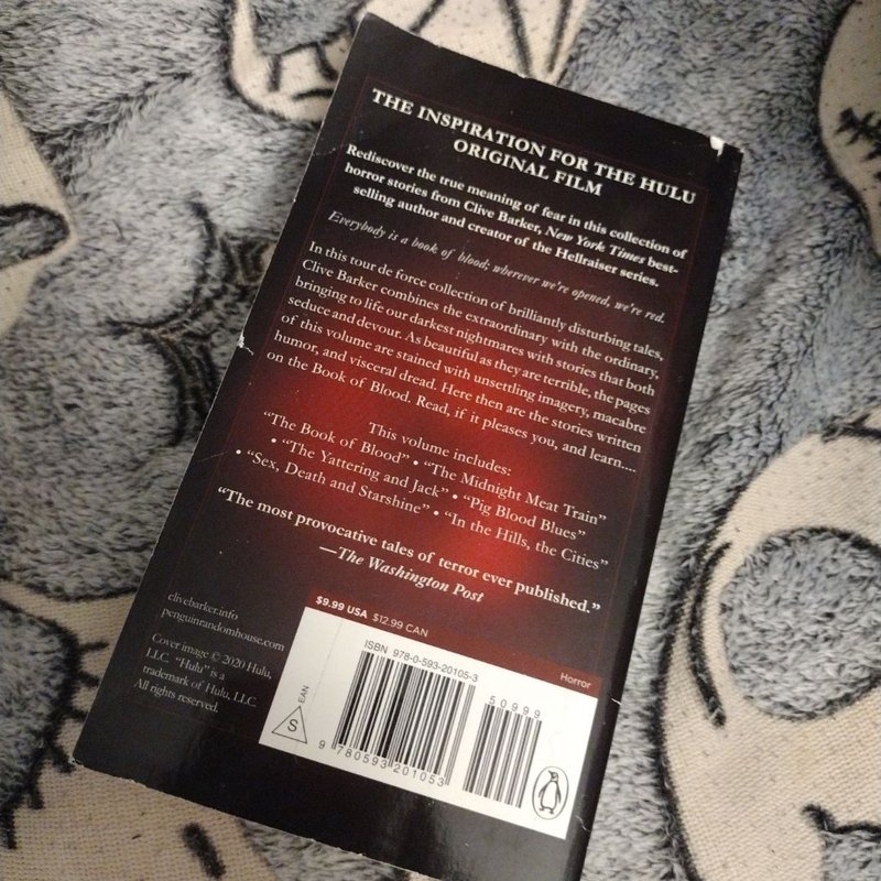 Clive Barker's Books of Blood: Volume One (Movie Tie-In)