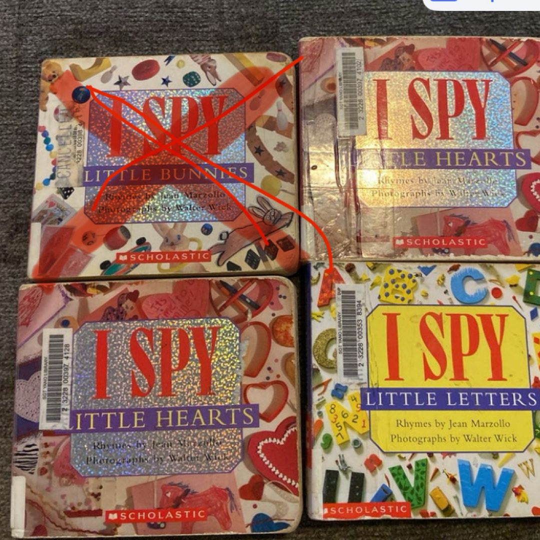 I Spy Little Hearts (with Foil)