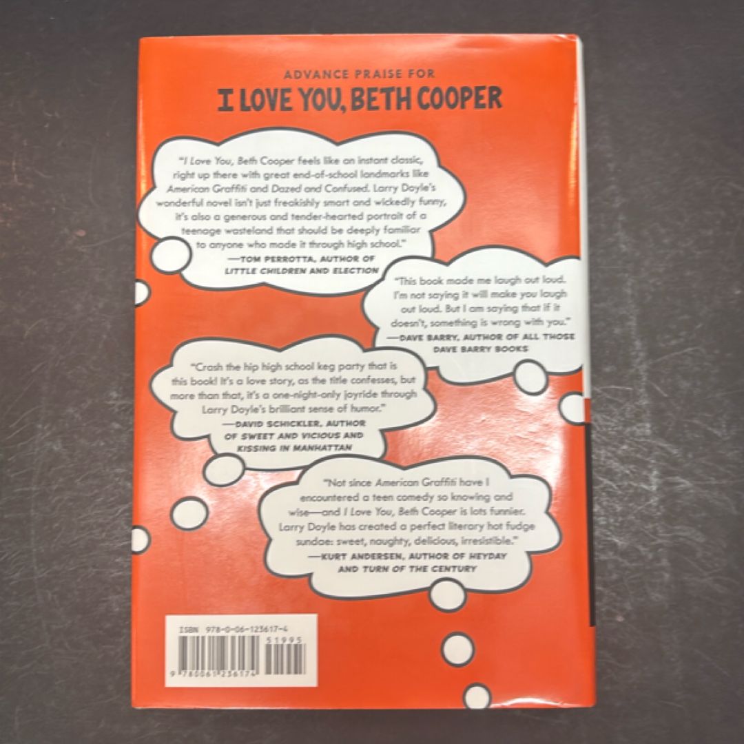 I Love You, Beth Cooper Tie-In