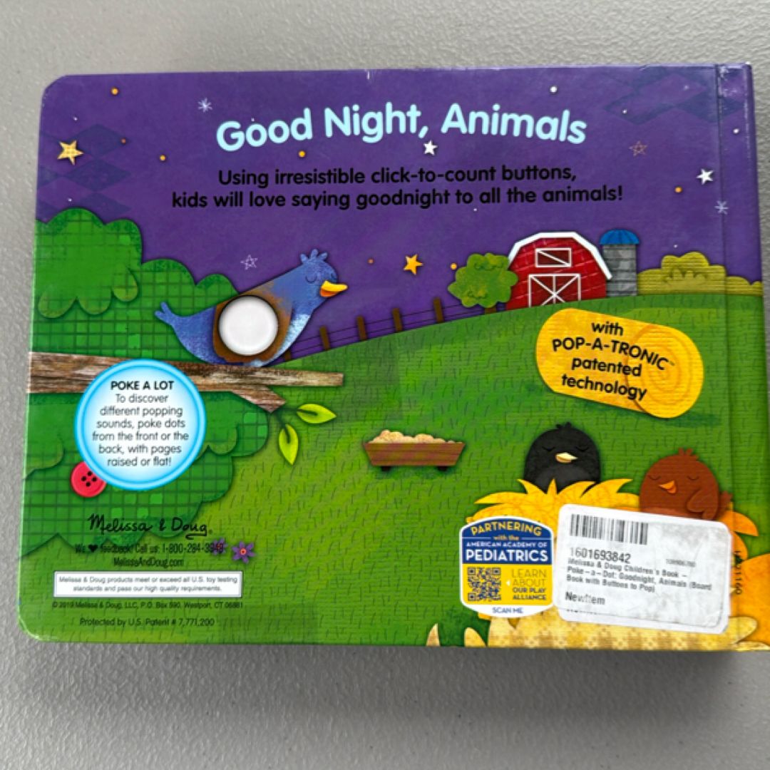 Poke-A-Dot! Goodnight, Animals