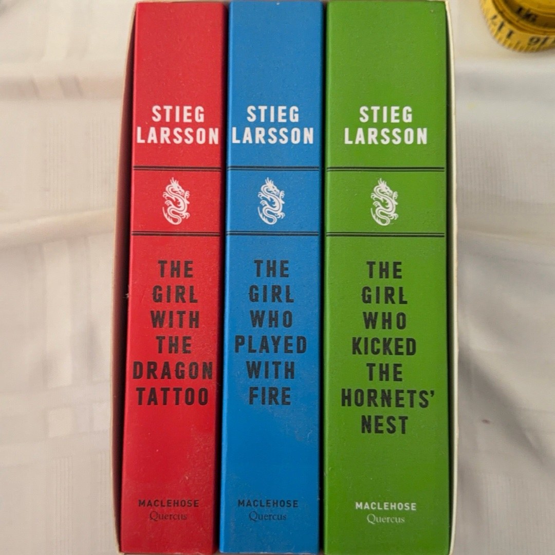 Millenium Series 3 Books Collection Box Set by David Lagercrantz (Books 4 - 6) (The Girl in the Spider's Web, The Girl Who Takes an Eye for an Eye & The Girl Who Lived Twice)