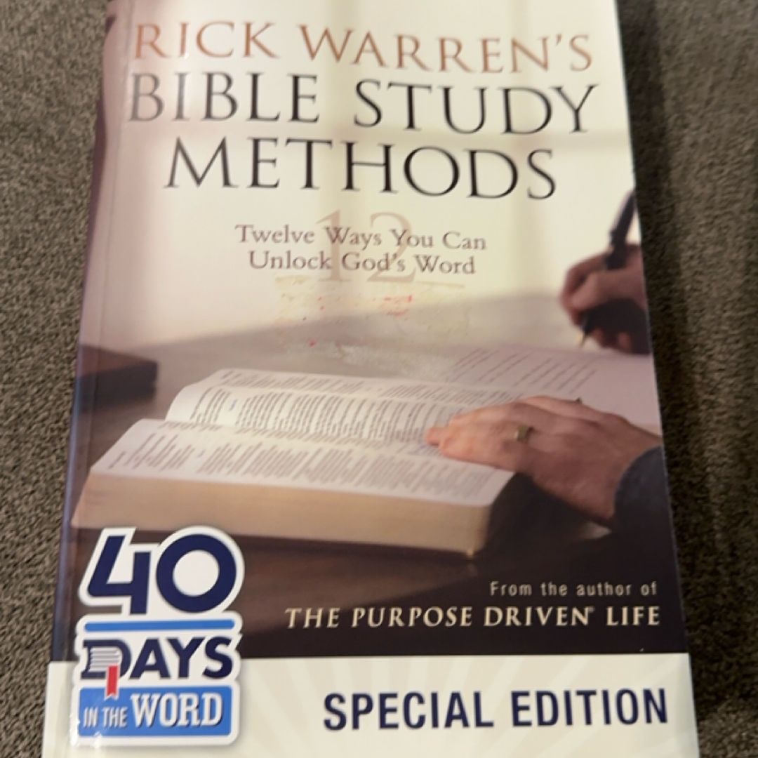 Rick Warren's Bible Study Methods