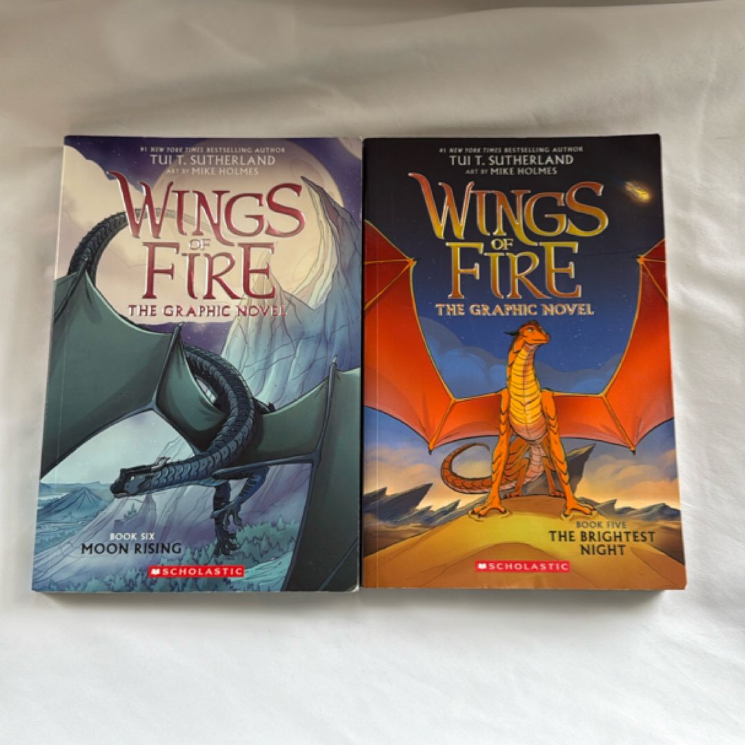 Wings of Fire The Brightest Night & Moon Rising (Book 5 & 6)
